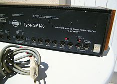 connectiques d'ampli Grundig sv140